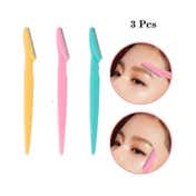 Beautiliss Professional Eyebrow And Face Razor (3 pcs)