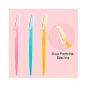Beautiliss Professional Eyebrow And Face Razor (3 pcs)