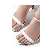 Dashing Diva Magic Press Pedicure - Blue Mojito