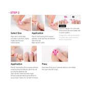 Dashing Diva Magic Press Pedicure - Nacre Wave