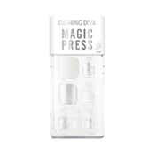 Dashing Diva Magic Press Pedicure - Silver White