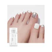 Dashing Diva Magic Press Pedicure - Silver White