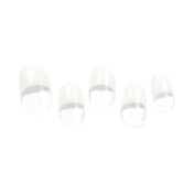 Dashing Diva Gel Nail Dome Effect - White French