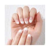 Dashing Diva Gel Nail Dome Effect - White French