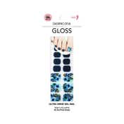 Dashing Diva Gloss Ultra Shine Gel Nail - Blue Bandana