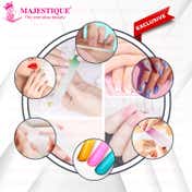 Majestique Crystal Nail File, Double Sided, Nail Care Tool - Color May Vary