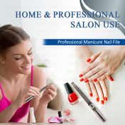 Majestique Stainless Steel Nail File Dual Sided