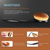 Majestique Oval Foundation Large Makeup Face Brush