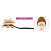 Majestique Oval Foundation Large Makeup Face Brush
