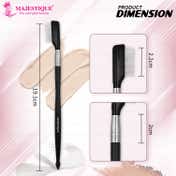 Majestique Steel Eyebrow Eyelash Comb Extension Brush
