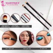 Majestique Charming Eye Kit, Eyeshadow Sponge Brush and Eyeshadow Brush for Eyes and Brow Bone