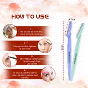 Majestique Eyebrow Razor Shaper (3 pcs)