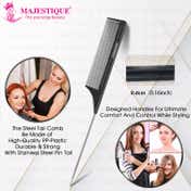 Majestique Carbon Fiber Hair Styling Comb