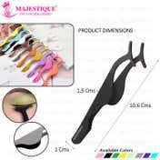 Majestique Stainless Steel False Eyelash Curlers Extension Applicator Remover
