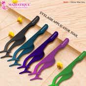 Majestique Stainless Steel False Eyelash Curlers Extension Applicator Remover