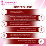 Majestique Makeup Mushroom Beauty Blender (Color May Vary)