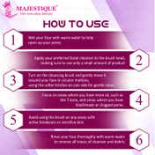 Majestique Pore Cleansing Facial Brush