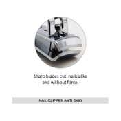 Majestique Curved Wide Nail Clipper (Color May Vary)