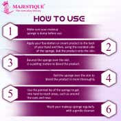 Majestique Face Sponge Twin Pack (2 pcs)