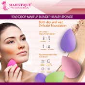 Majestique makeup Blender Sponge Twin Pack