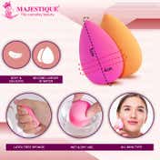Majestique makeup Blender Sponge Twin Pack