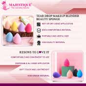 Majestique makeup Blender Sponge Twin Pack