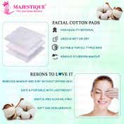 Majestique Cotton Makeup Remover Pads (1 pc)