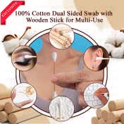 Majestique Natural Cotton Buds (400 pcs)
