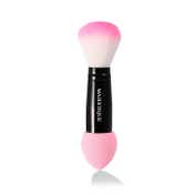 Majestique 2-In-1 Brush & Sponge Blending Sponge Makeup Cosmetic Sponge