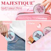 Majestique Compact Mirror With 1X And 2X Magnification