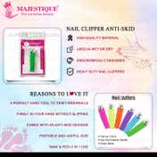 Majestique Nail Clipper Stainless Steel Sharp Fingernail Clipper