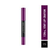 Swiss Beauty Non Transfer Matte Crayon Lipstick - Purple Villain (3.5 g)