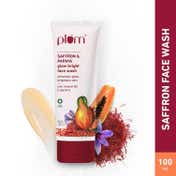 Plum Saffron Glow Cleanse & Moisturize Combo Face Wash & Moisturizer With Saffron & Kumkumadi Oil