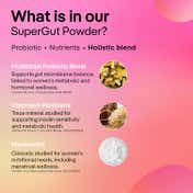 The Good Bug PCOS Balance SuperGut Powder Sachet for Total Cycle Support (15 pcs)