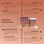 INJA Beauty Marine Collagen for Skin, Hair & Nails - Mango Flavour (125 g)