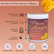 INJA Beauty Marine Collagen for Skin, Hair & Nails - Mango Flavour (125 g)