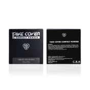 PAC Take Cover Compact Powder Longlasting Full Coverage Soft Matte Finish - 17 Toffee Trip (7.85 g)