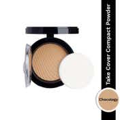 PAC Take Cover Compact Powder Longlasting Full Coverage Soft Matte Finish - 18 Chocology (7.85 g)