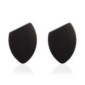 PAC Mini Sponge Set Olive Cut Highly Soft Absorbent Airbrushed Finish Compact- Black (2 Pc)