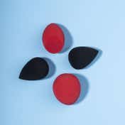 PAC Water Drop & Egg and Olive Cut Mini Sponge Set (4Pcs)