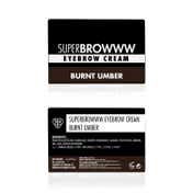 PAC SuperBrowww Cream Highly Pigmented Brow Pomade Long Lasting Smudgeproof - Burnt Umber (6 g)