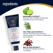 Oceglow SPF 50 PA+++ Sun Gel Cream for Women & Men with Salicylic Acid for Oily Sensitive & Acne Prone Skin (40 ml)