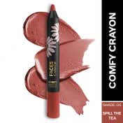 Faces Canada Comfy Matte Lip Crayon - Spill The Tea 05, 8HR Long Stay, No Dryness (2.8 g)