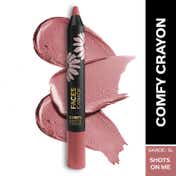 Faces Canada Comfy Matte Lip Crayon - Shots On Me 14, 8HR Long Stay, No Dryness (2.8 g)