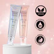 Faces Canada Strobe Cream Primer + Highlighter + Moisturizer Radiant Skin - Rose Gold (30 g)