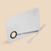 PAC Metal Palette and Spatula Top quality Non porous Surface Designed for MUAs - Large (1 Pc)