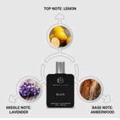 The Man Company Black EDT Perfume for Men - Pack of 2 (50 ml Each)