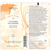 Mantra Herbal Cucumber & Turmeric Anti-Acne Skin Repair Face Gel (100ml)