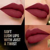 Lakme Forever Matte Lipstick Made with French Rose Oil Extracts - Burgundy Bloom (4.5 g)