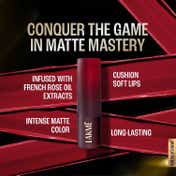 Lakme Forever Matte Lipstick Made with French Rose Oil Extracts - Orange Blossom (4.5 g)